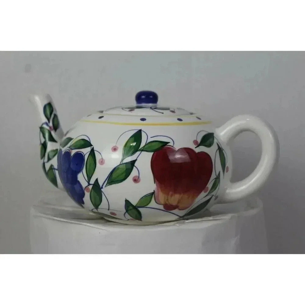 Colorful Teapot 7inch wide 5inch tall